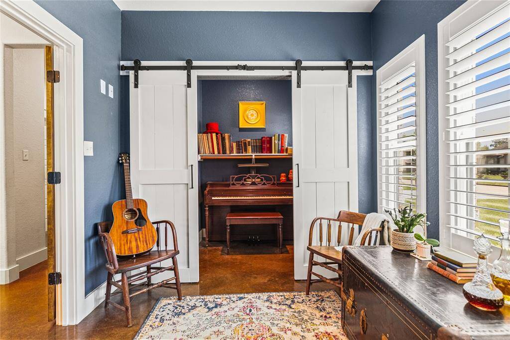 Office with walk-in closet.