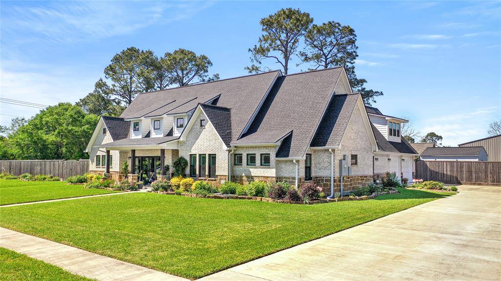 Gorgeous brick and stone exterior!