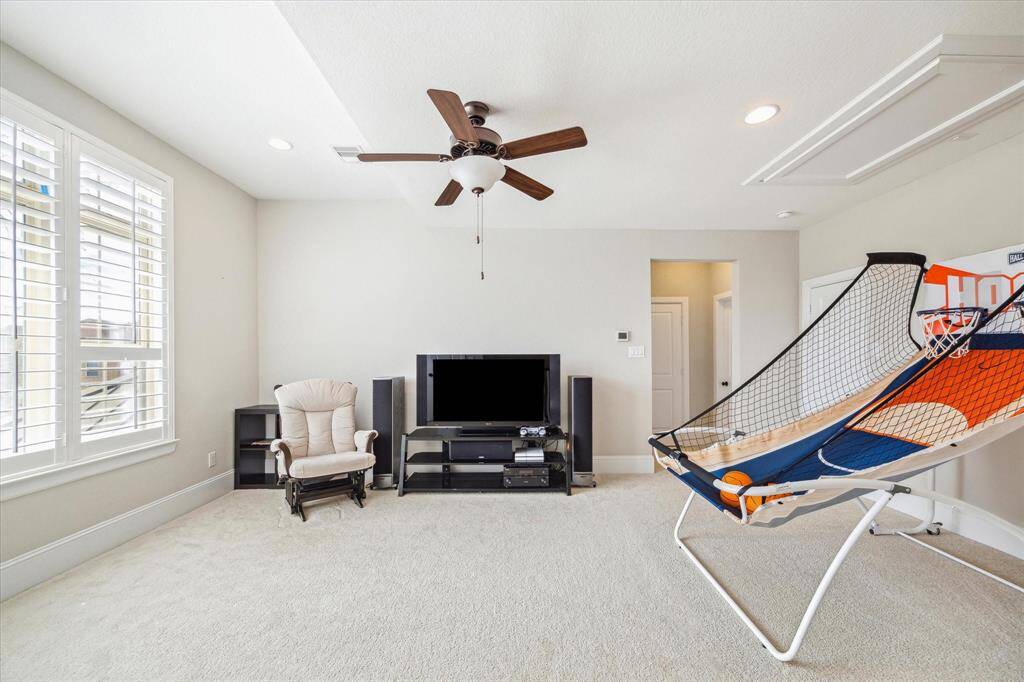 This versatile game room is the perfect spot for summer slumber parties, rowdy game nights, and endless fun with family and friends!