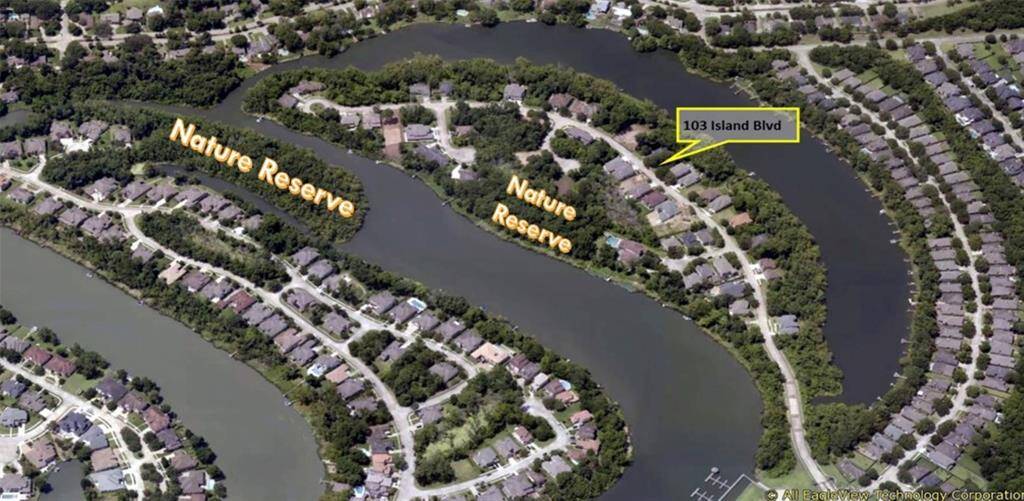 Aerial of the lot and the Natural Reserves for Lake Olympia