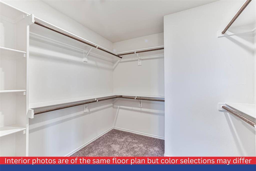 All bedrooms and bedroom closets come cut loop berber carpet.