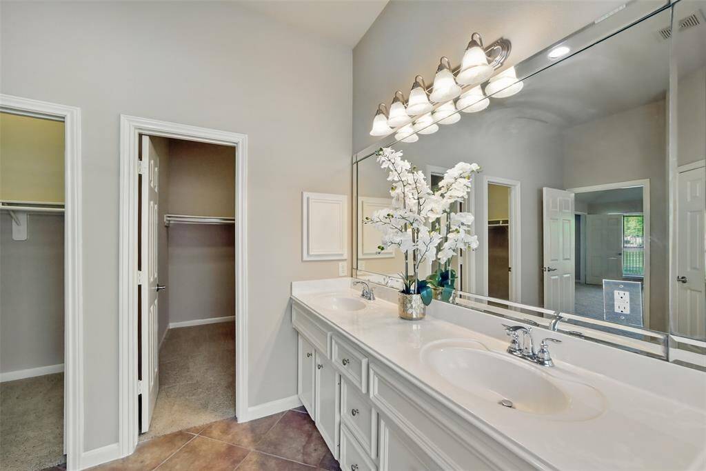 Primary Vanity with Double Sinks