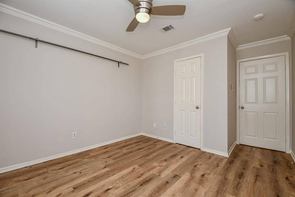 Don't worry that your furnishing decisions won't fit in secondary bedrooms! There's plenty of floor and wall space.