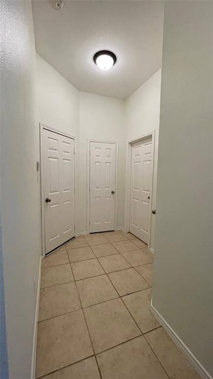 Hallway to the utility room and the garage