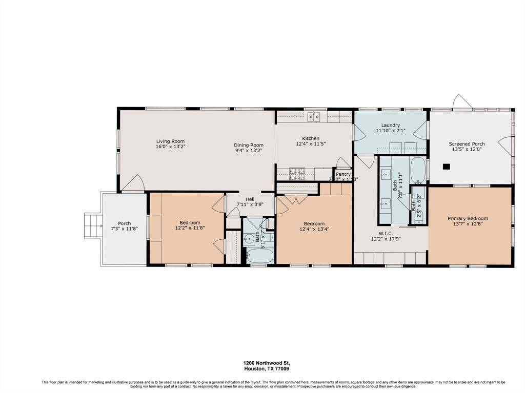 Floor plan- for marketing purposes only. Buyer to verify dimensions and accuracy.