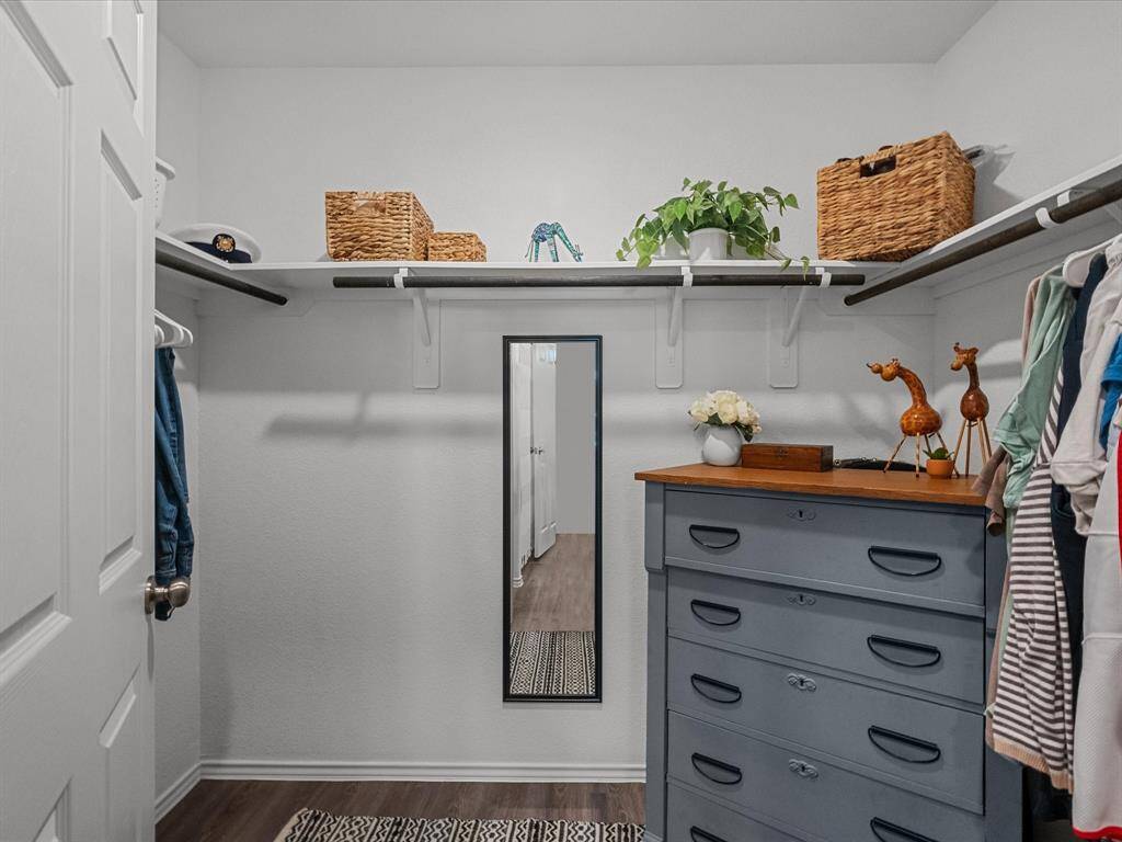 Primary walk-in closet