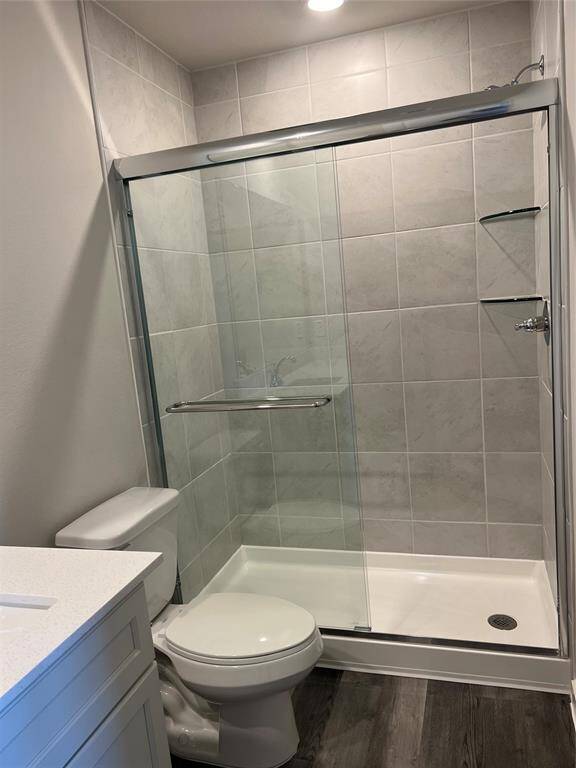 Fiber glass walk in shower