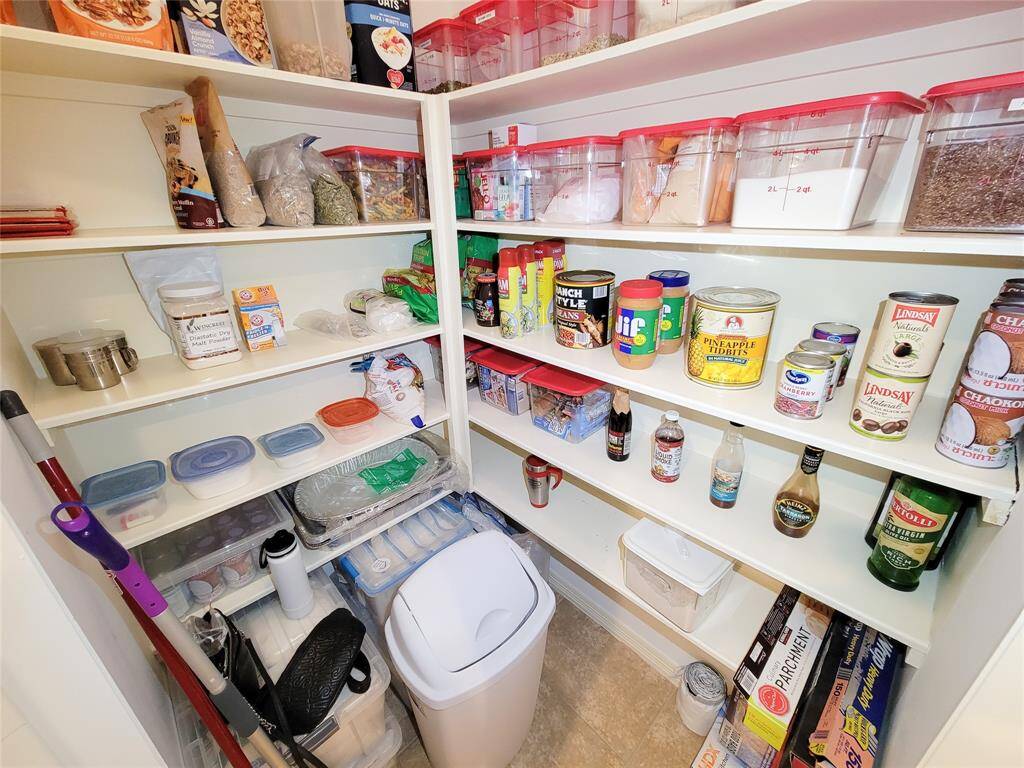 Large walk-in Pantry..