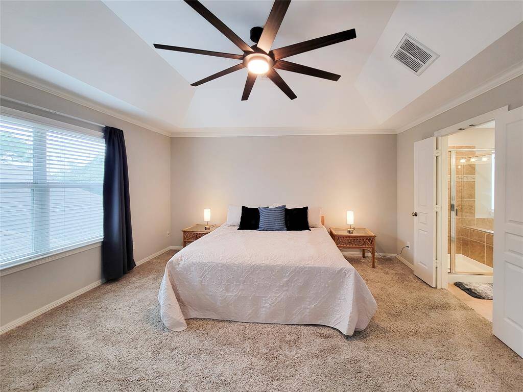 Primary Bedroom...Note the great Ceiling fan...