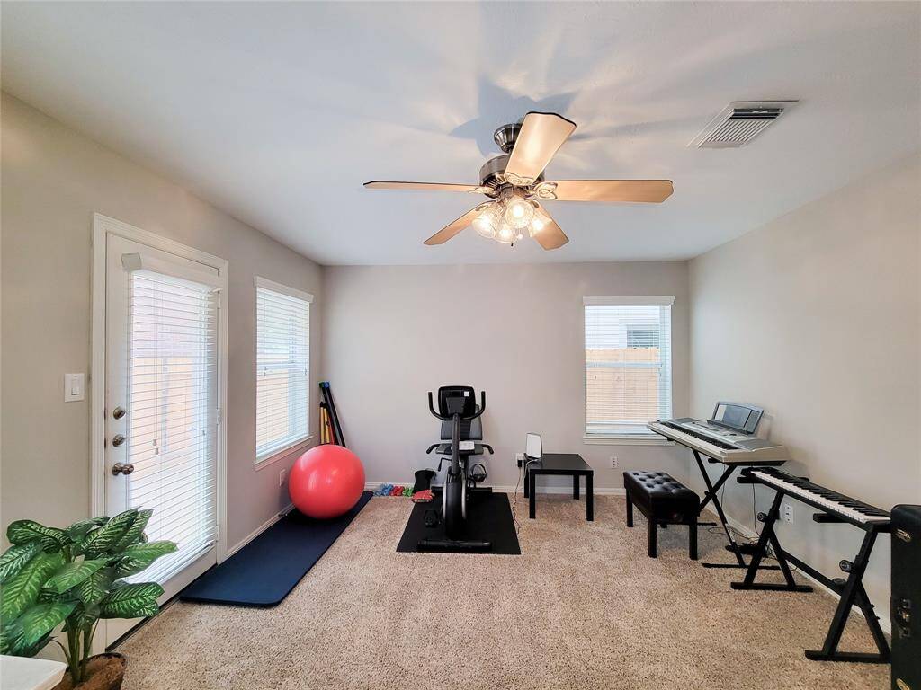 Good size room and private entry...