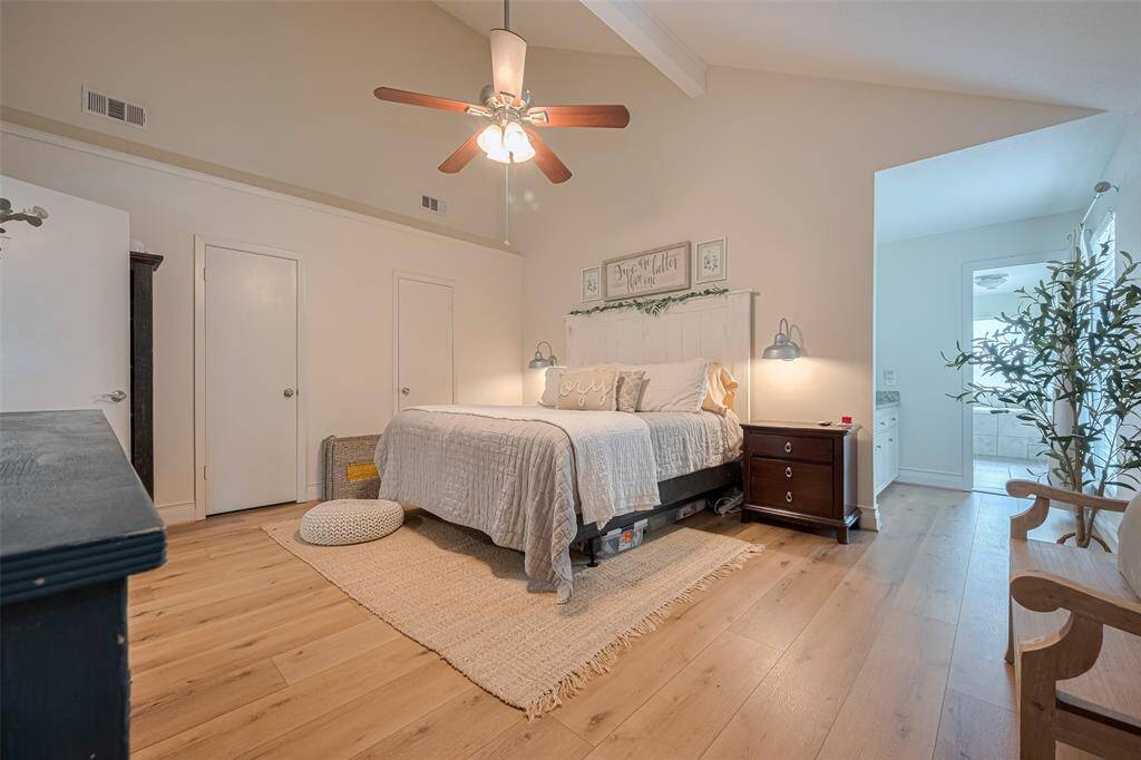 Primary bedroom is spacious with ample natural light.