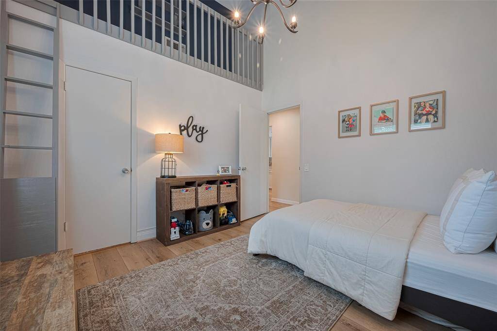 Loft in the second bedroom is so fun for kids to play or relax