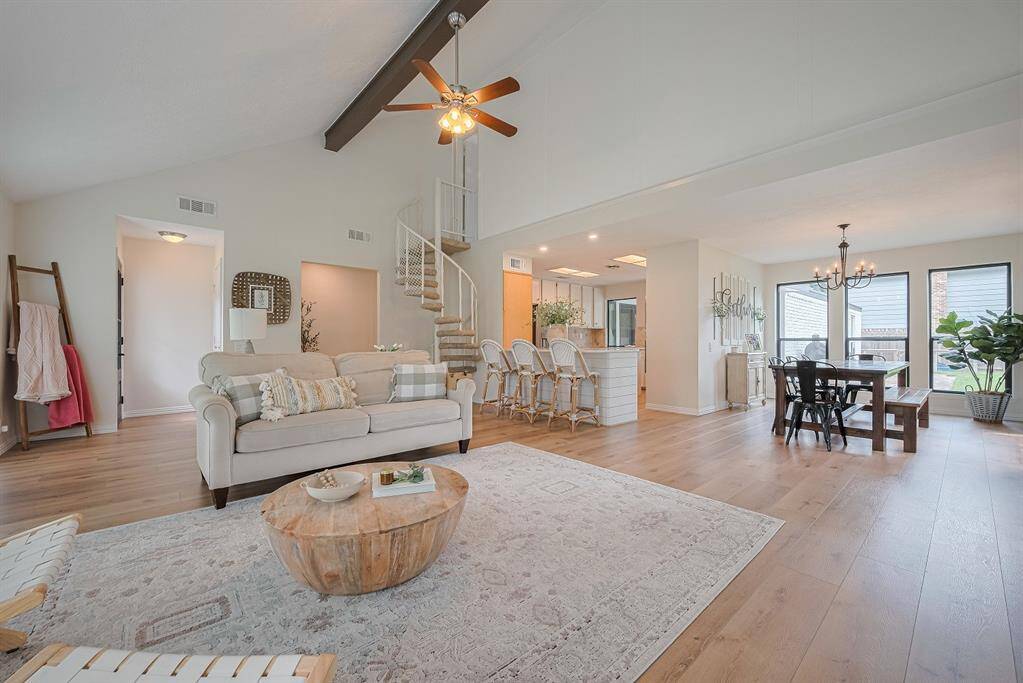 Elegance abounds with the wide plank luxury vinyl floors, crisp white paint and modern farmhouse fixtures.