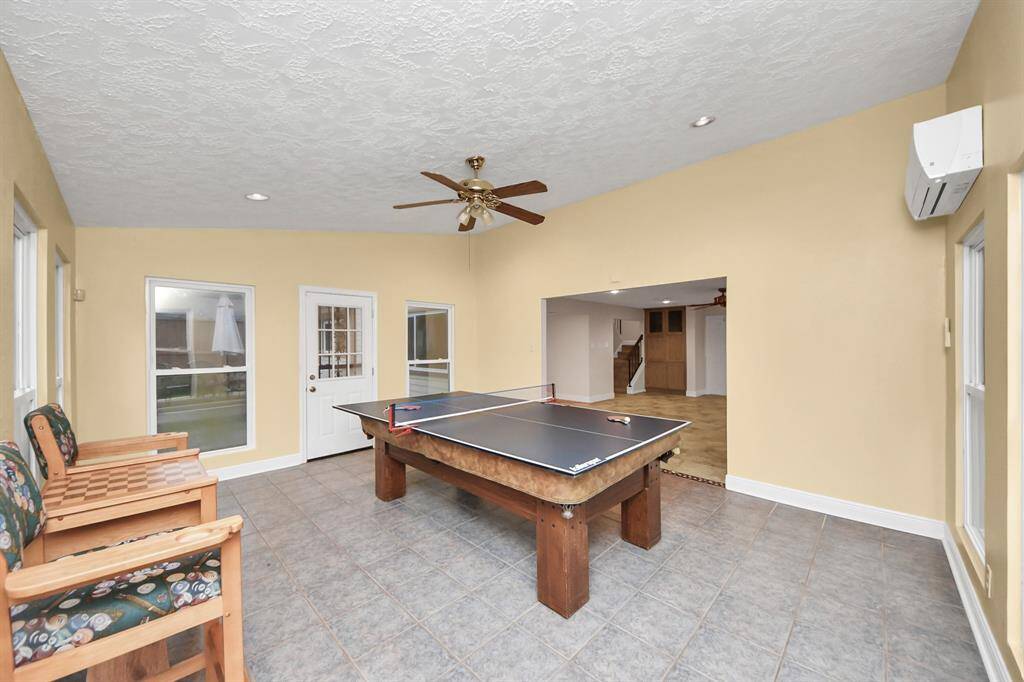 Pool table included!