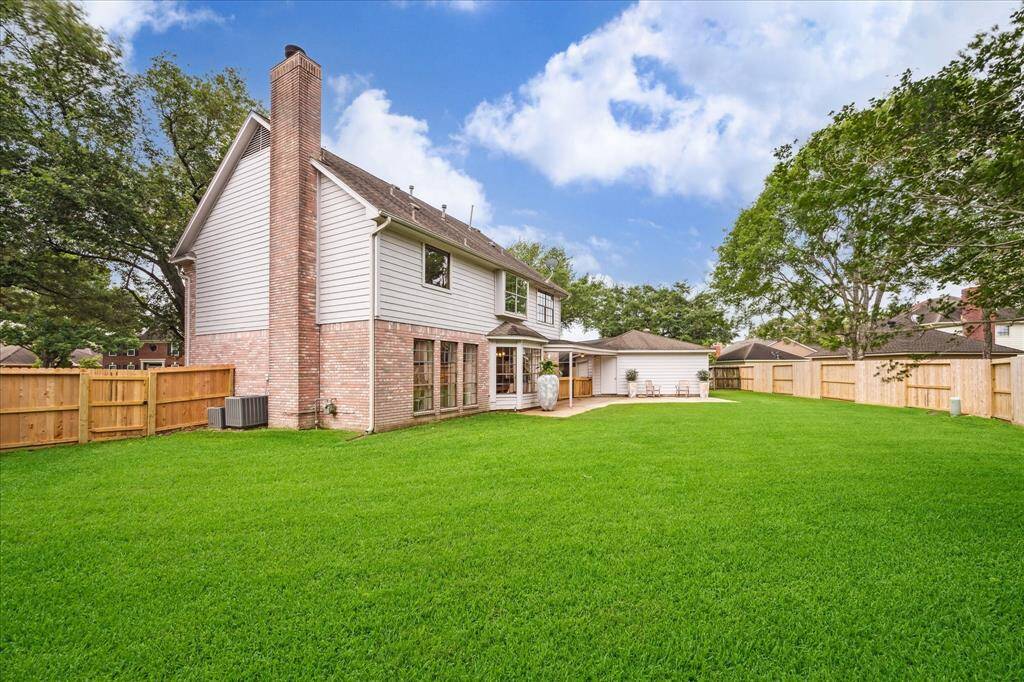 Expansive backyard