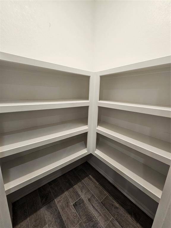 Spacious walk in pantry