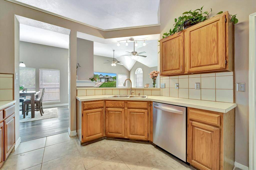 Cabinet space and newer dishwasher.