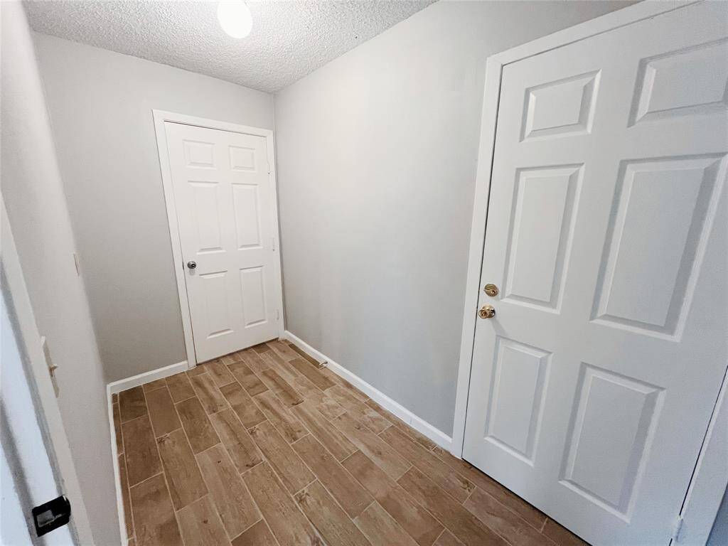 Mud room adjacent to the living room.