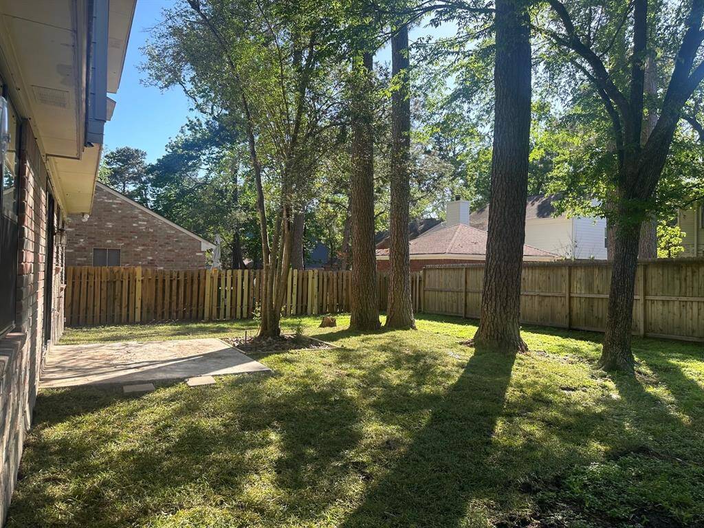 Beautiful backyard, big enough to host get togethers!