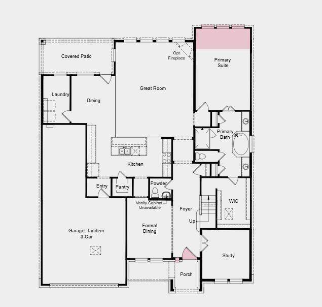 Structural options added include: Extended primary suite and 42" entry door.