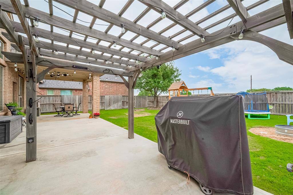 Pergola for those extra hot days