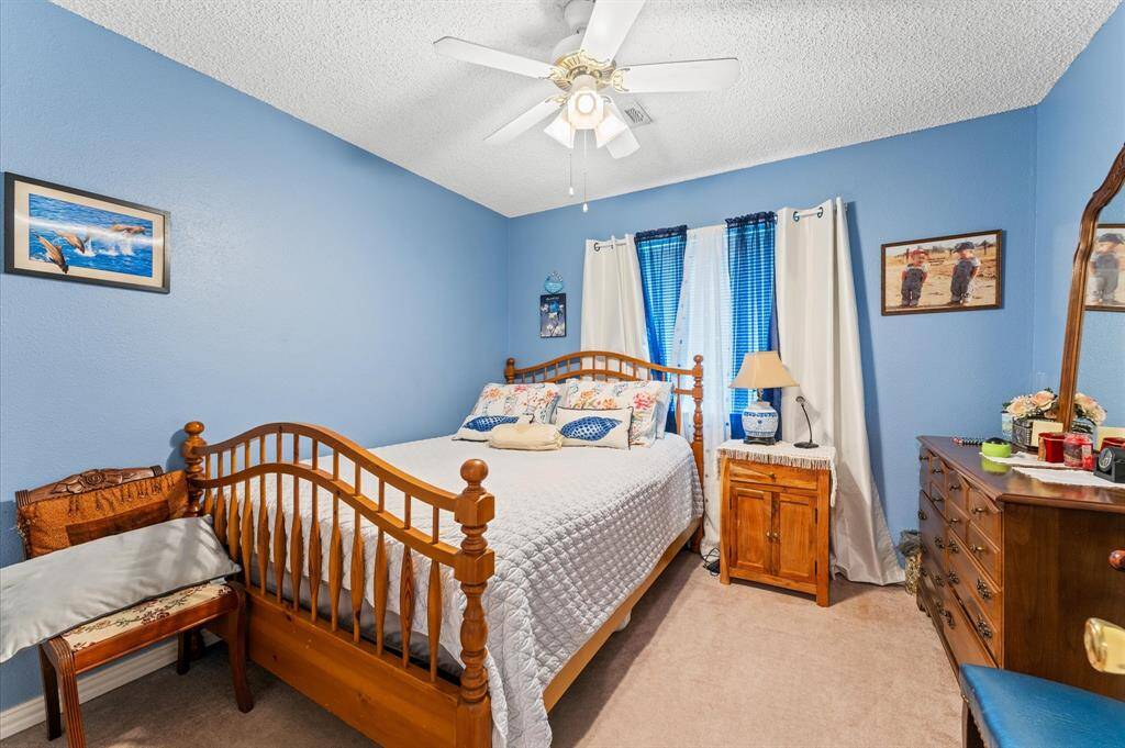 One of the secondary bedrooms