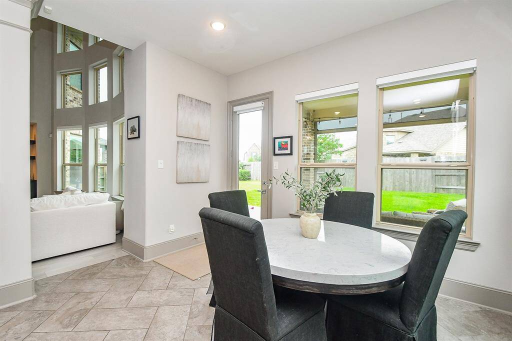 Breakfast room with tons of windows and natural light!