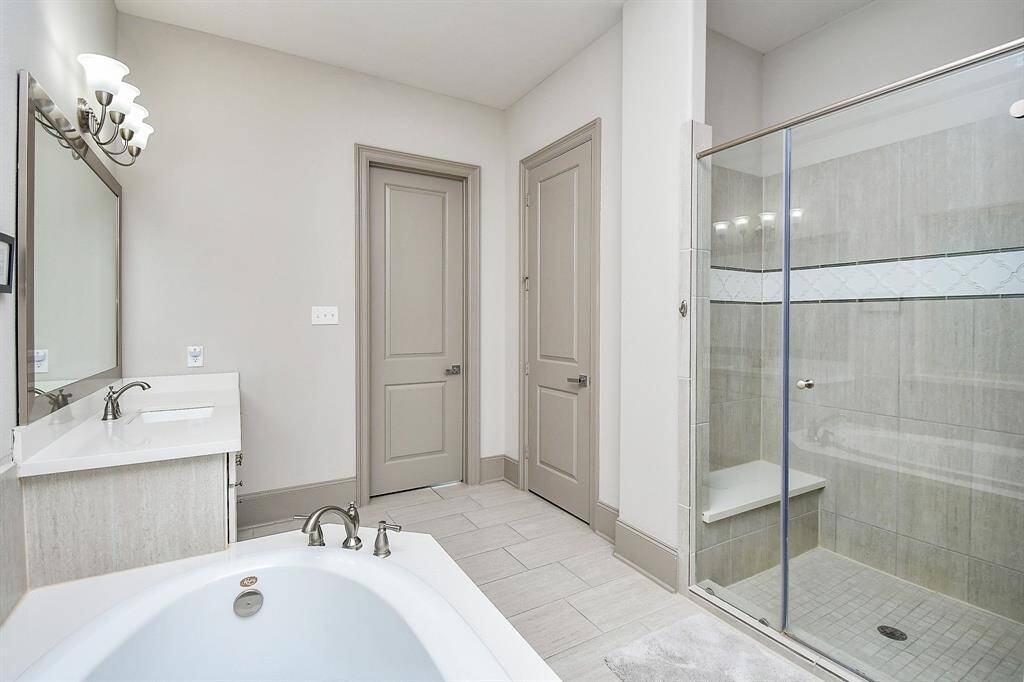 Amazing master closet with built-ins! Utility room is off the master closet!