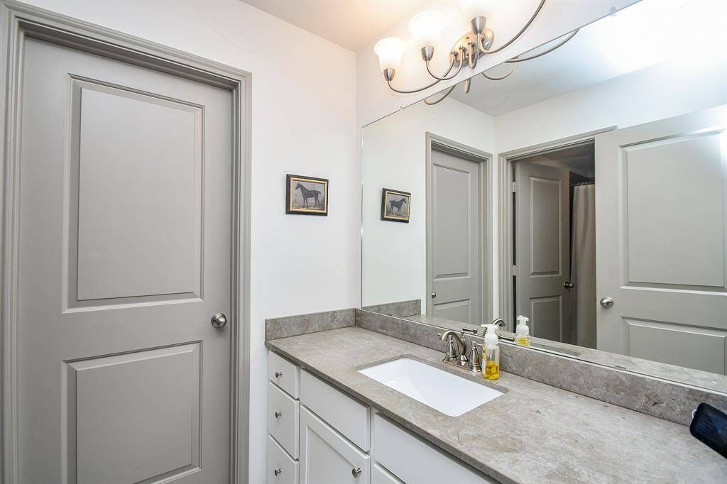Bathroom 3 is large with ample storage!