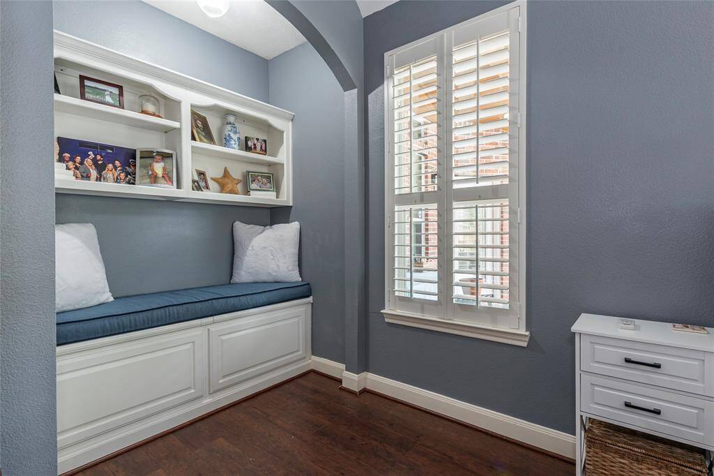 reading nook is perfect for those rainy days