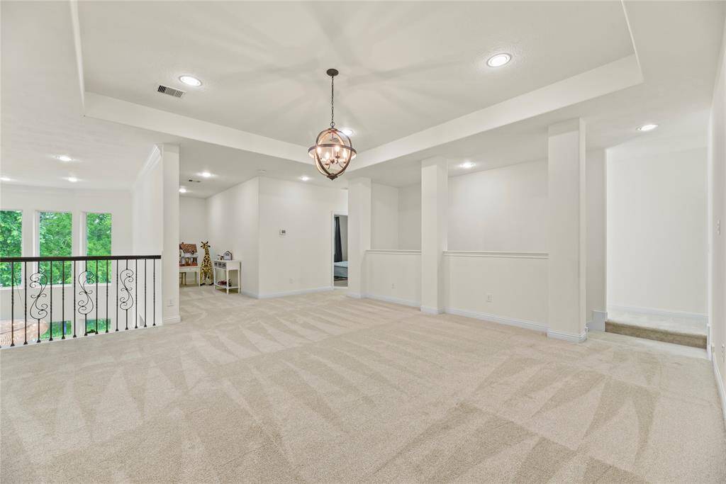 Whether utilized as an additional family space or a teen hangout area, the 2nd floor bonus room offers a multitude of possibilities. Easily arrange a couch and television for daily enjoyment and add a pool table or chess board for some friendly competition!