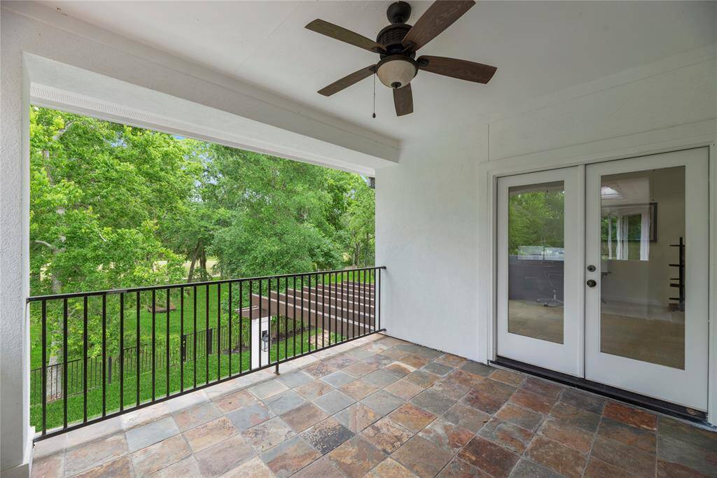 The upstairs balcony offers sweeping views of the beautifully landscaped backyard featuring a custom pool, creating a serene retreat just steps away. Beyond the pool, enjoy a front-row seat to the 10th hole of Sienna’s golf course, where lush fairways and peaceful scenery complete the picture.