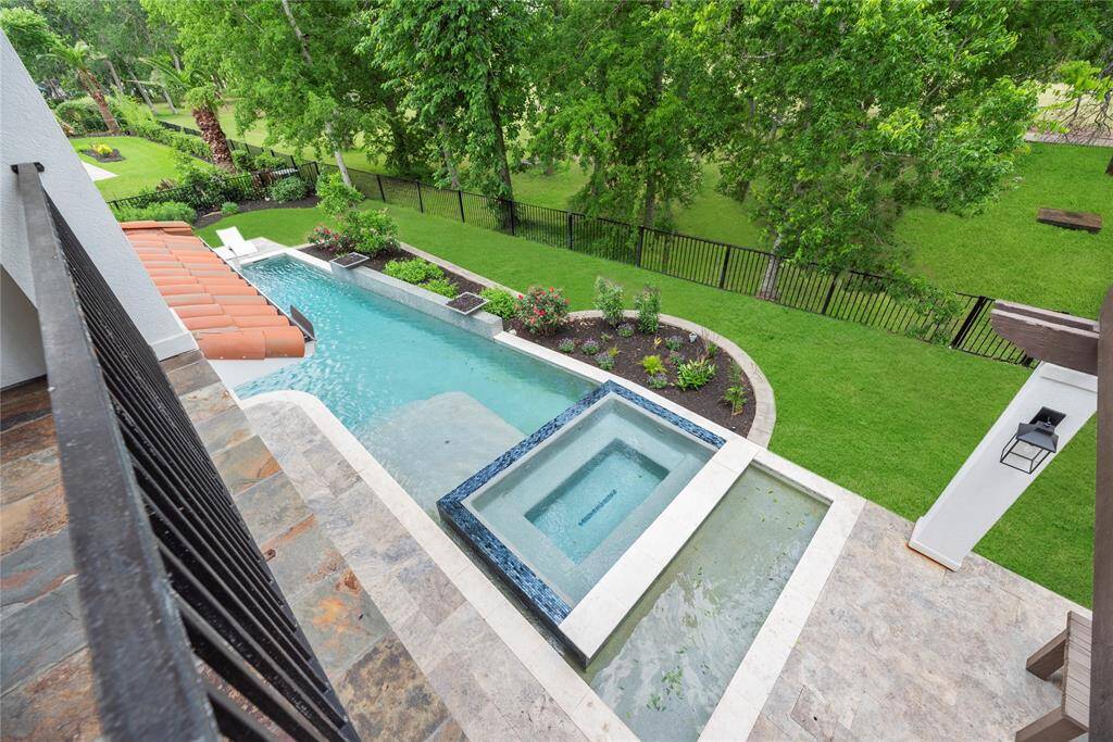 Not only is the backyard fully fenced-in, this 7,072sqft home wonderfully sits on a cul-de-sac lot. As a bonus, enjoy the peace and quiet of no back neighbors!