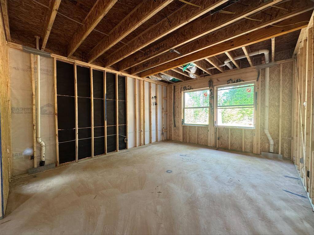 Spacious owner's suite -still under construction!