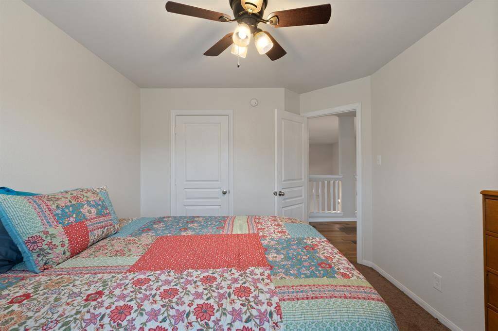 Comfortable guest or kids' room with natural light