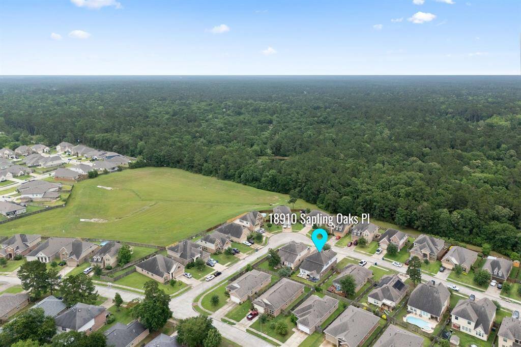 Quiet community surrounded by lush greenery