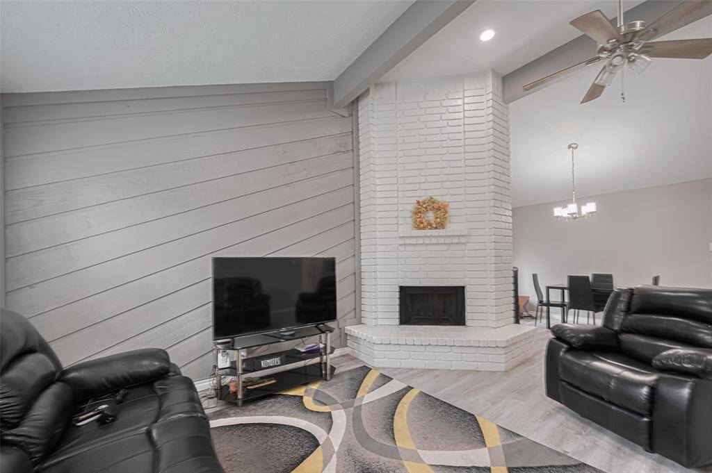Overview showcasing this popular open concept floor plan. Notice the luxury vinyl plank flooring, recessed & decorator lighting and ceiling fan.
