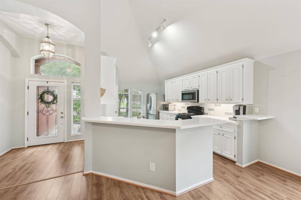 Great place for some stools and breakfast bar.