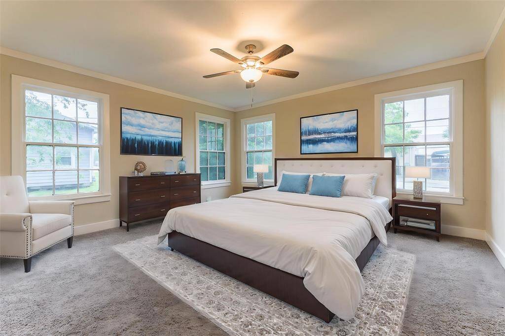 Spacious Bedroom Filled with Natural Light and Featuring Brand-New CarpetThis photo has been virtually staged.