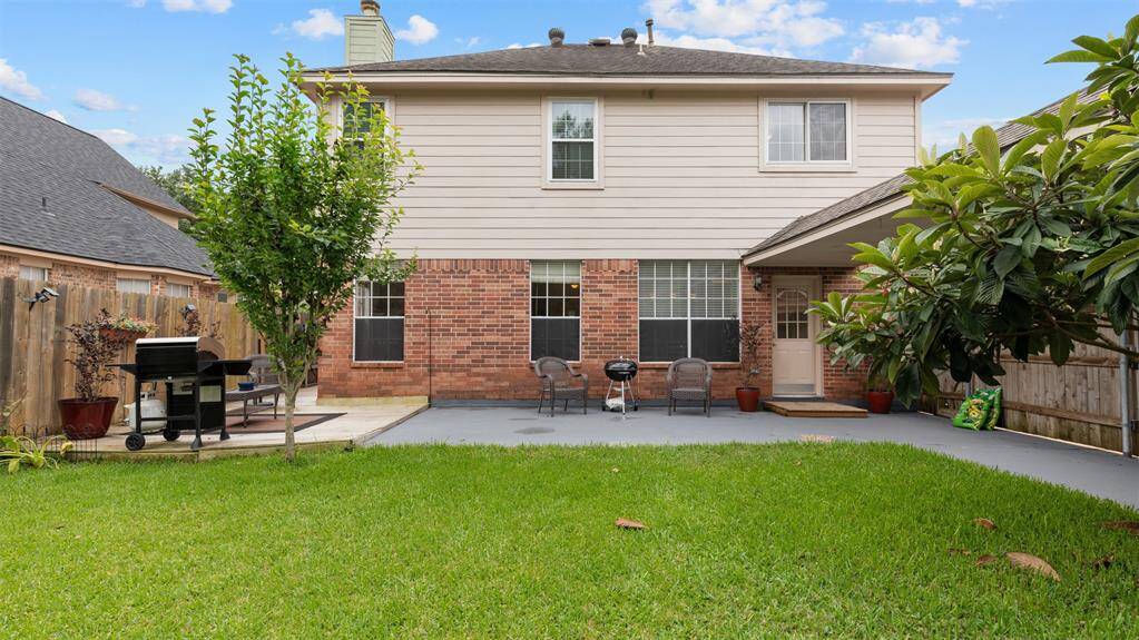 rear of home