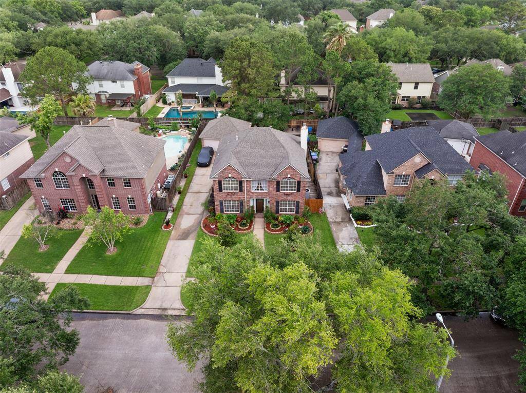 overhead view
