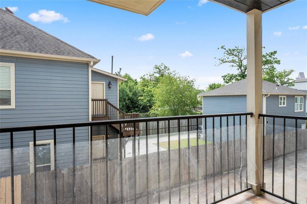 Balcony off the 2nd floor. 1 of 2 Balconies.