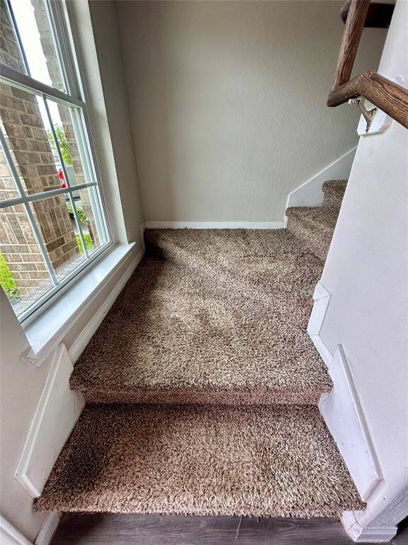 Clean carpet throughout!