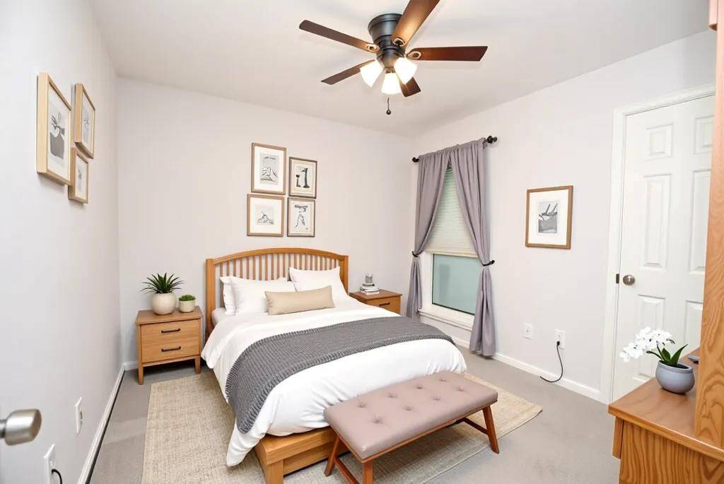 Bedroom 1 Staged