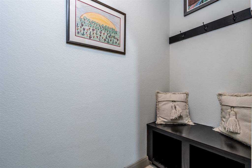 Mud room as you enter from garage.