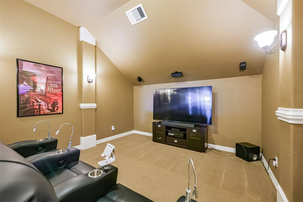 Another view of the Media Room.  The furniture in this room is also being offered for sale.