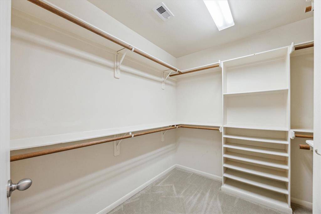 Primary walk-in closet