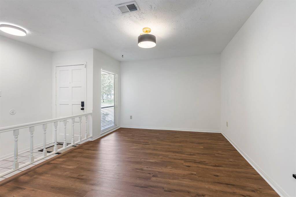 Flex space can be used for dining, office, home gym or anything else you need a space for!