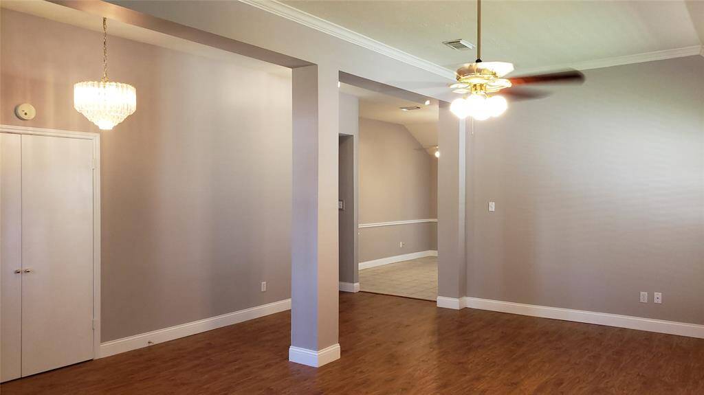 View of study/3rd bedroom off the living/dining room combo