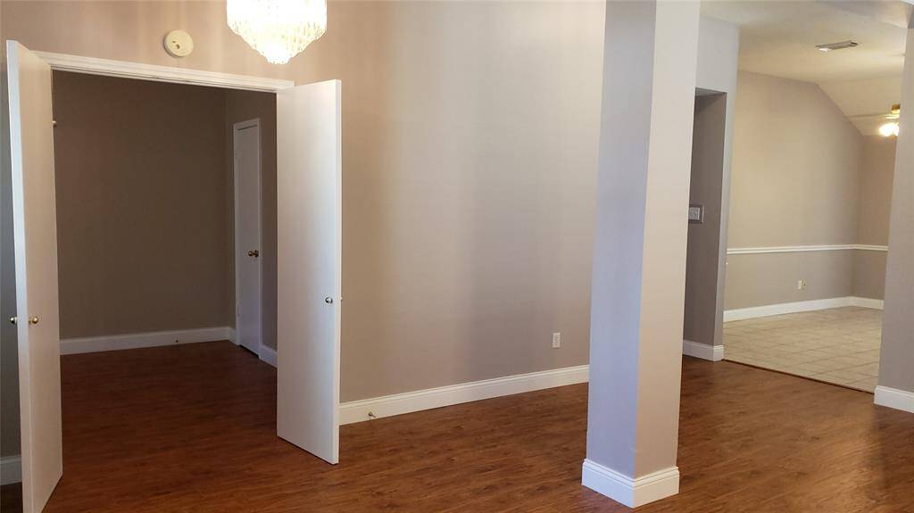 Another view of study/3rd bedroom from the living/dining room combo